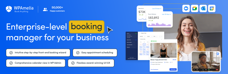 Amelia - WordPress Booking Calendar Plugins