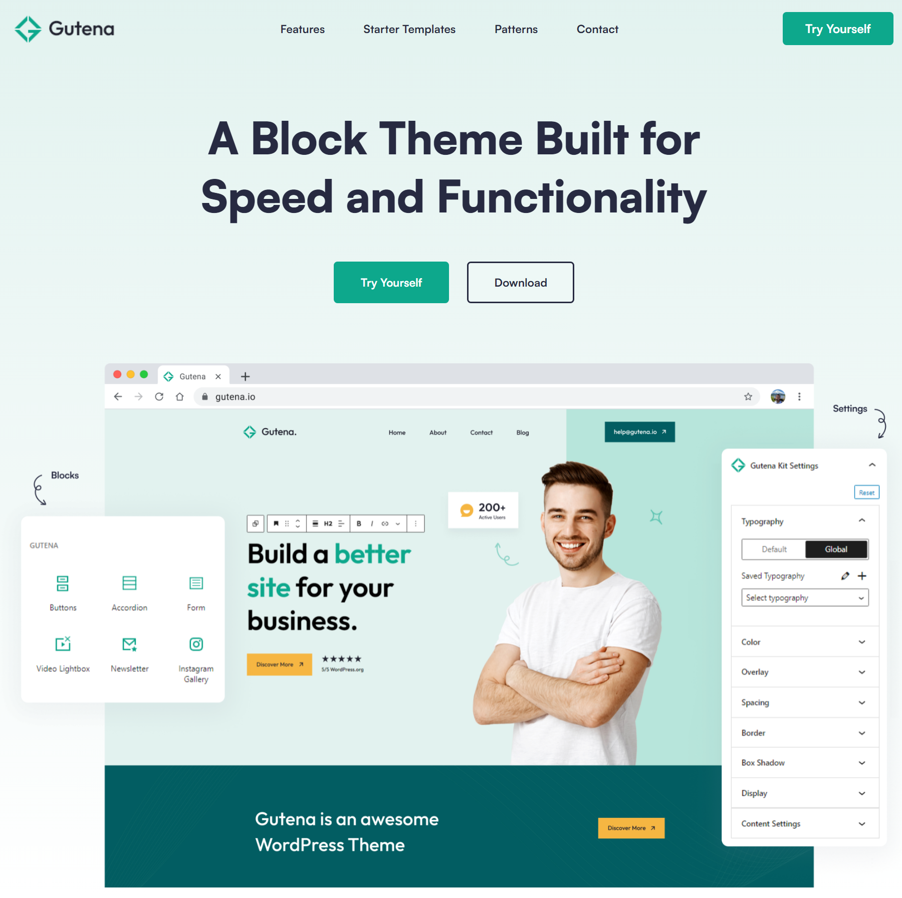 Gutena - Best Simple WordPress Themes for Free