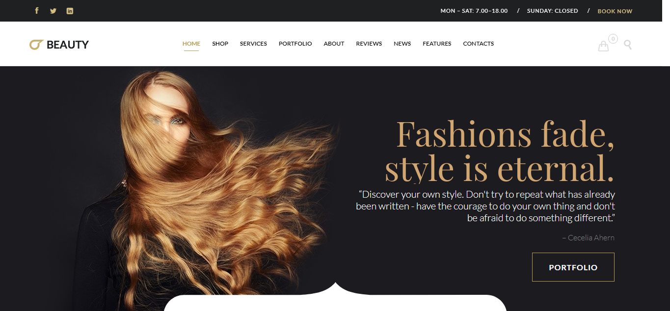 Hair Salon - Best Hairdresser WordPress Theme