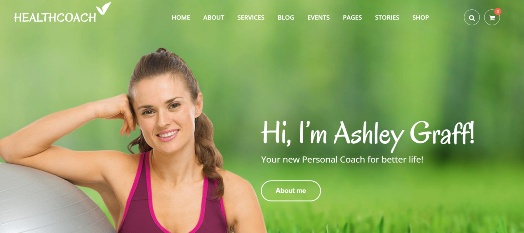 Health Coach - WordPress Themes For Life Coaching Website