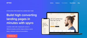 Spyro landing page theme