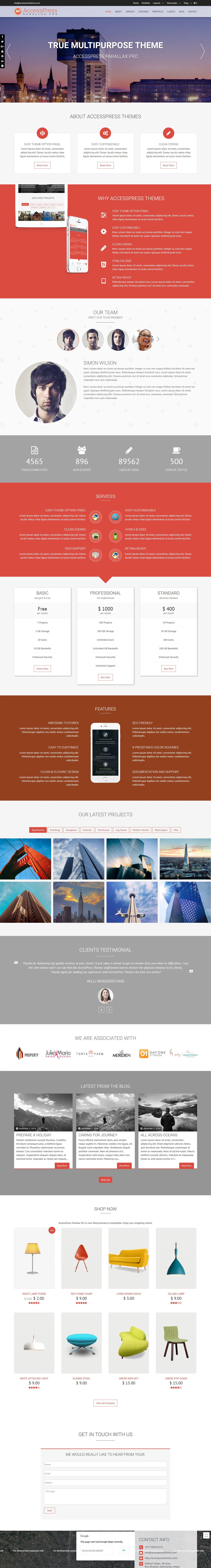 AccessPress Parallax Pro - Best Premium Parallax WordPress Theme 