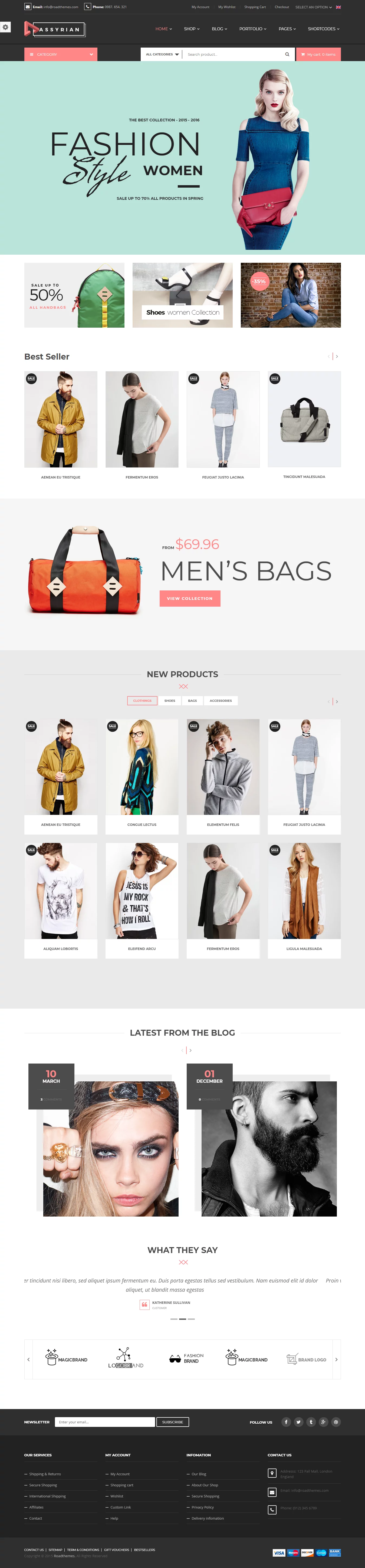 Assyrian - Best Premium Fashion WordPress Themes