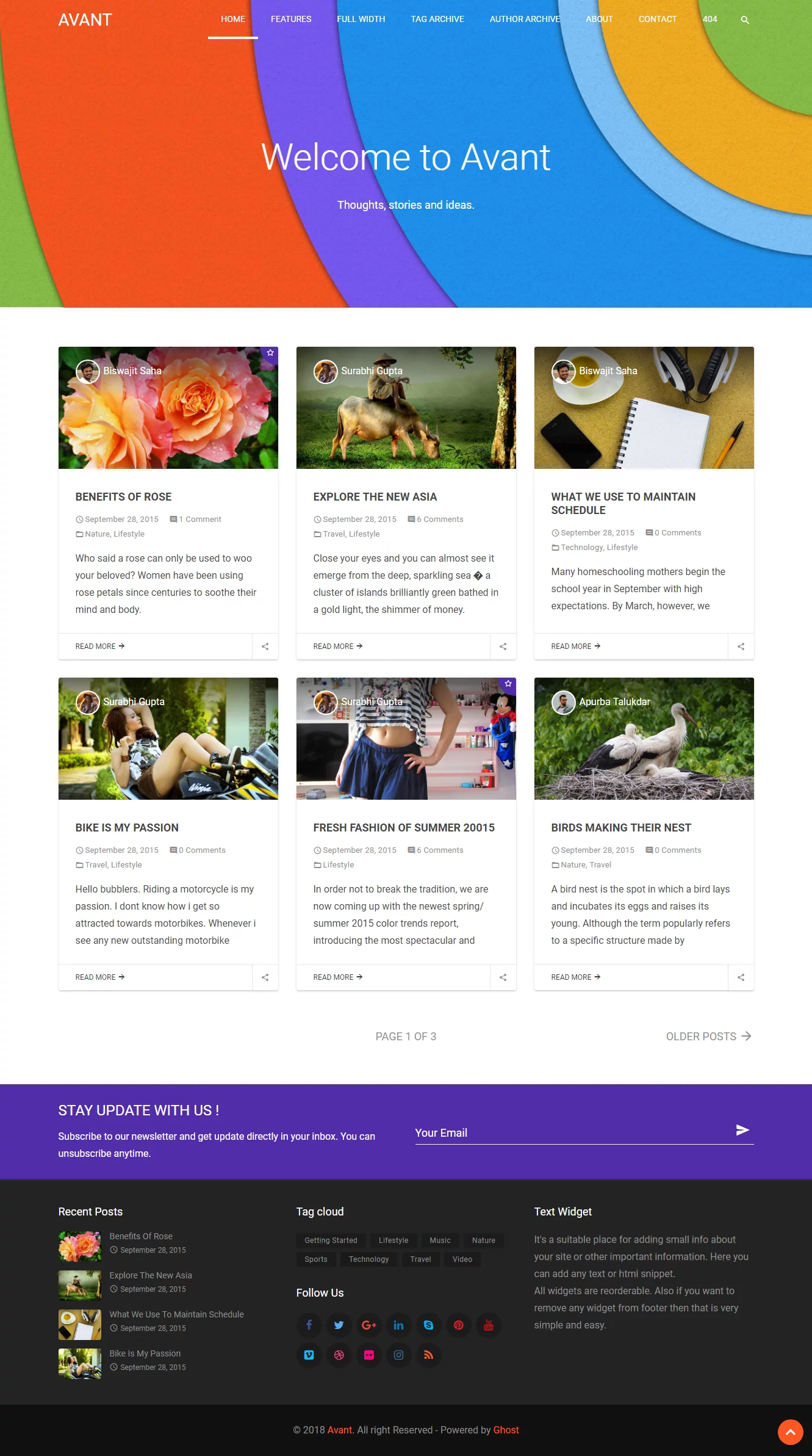 Avant - Best Premium Material Design WordPress Theme