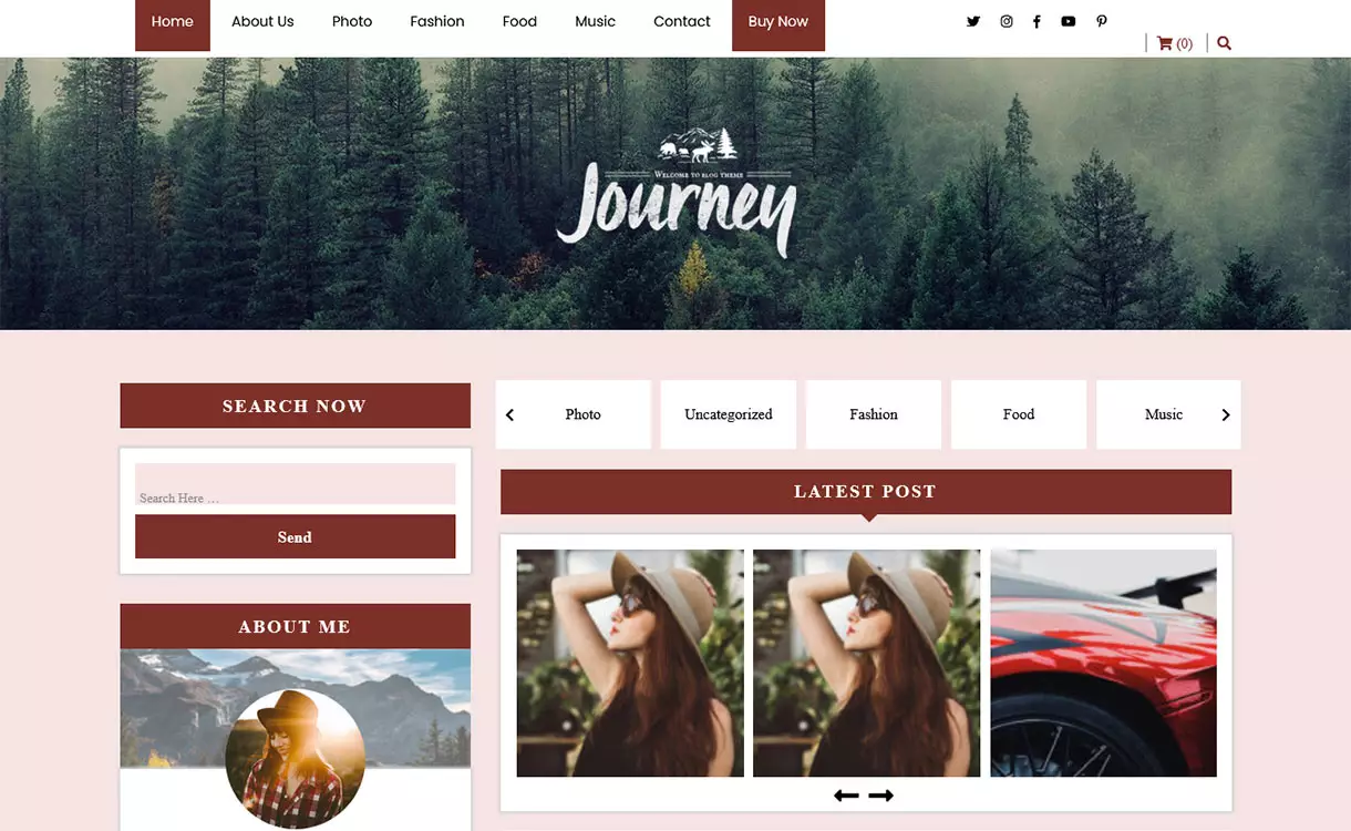 Blogger Hub Free WordPress Theme