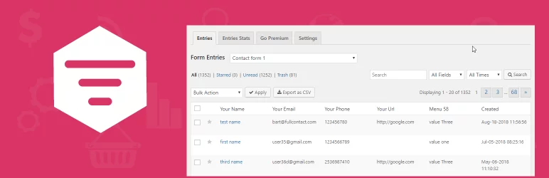 Contact Form Entries