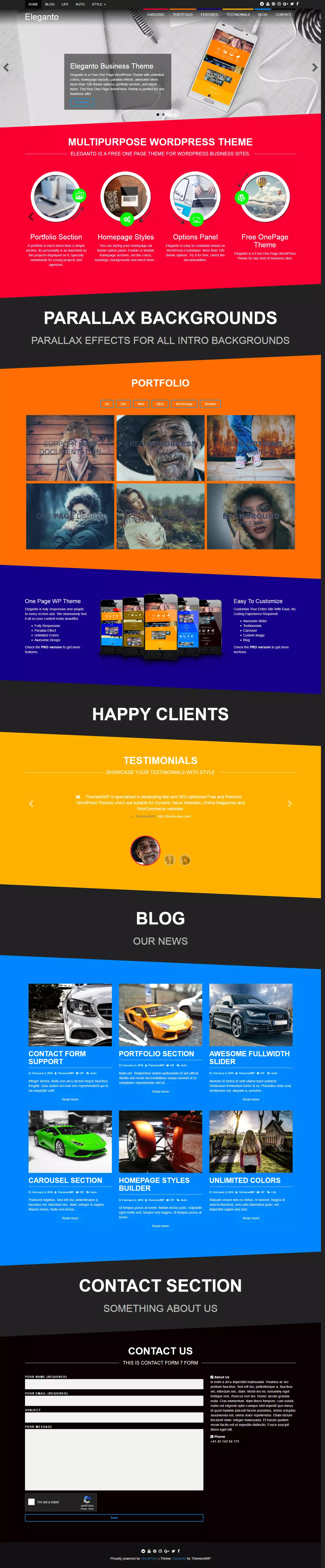 Eleganto - Best Free Event WordPress Theme