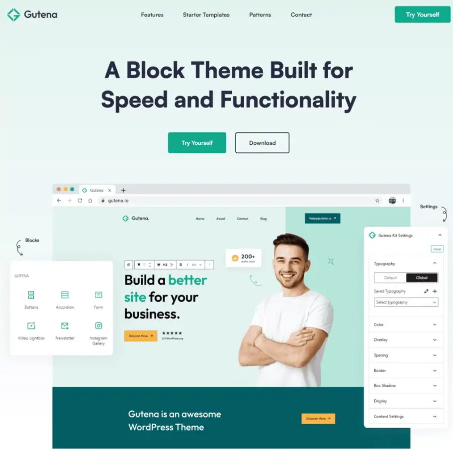 Gutena - Free Automobile WordPress Theme