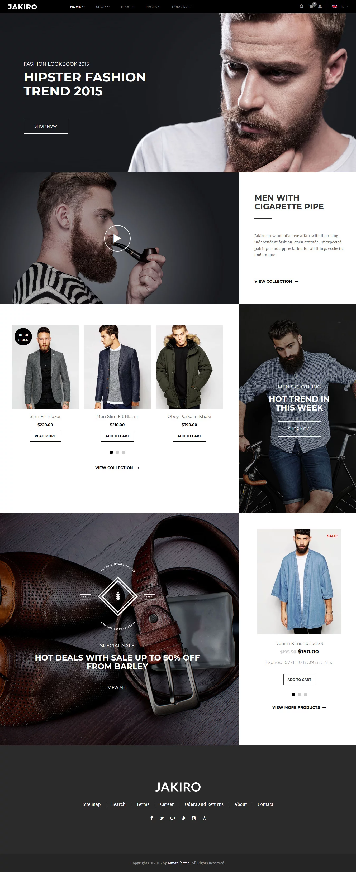 Jakiro - Best Premium Fashion WordPress Themes