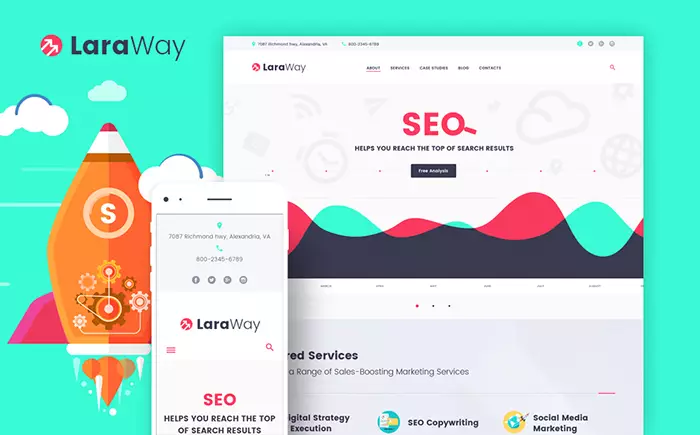 Laraway - SEO & Digital Marketing Agency WordPress Theme