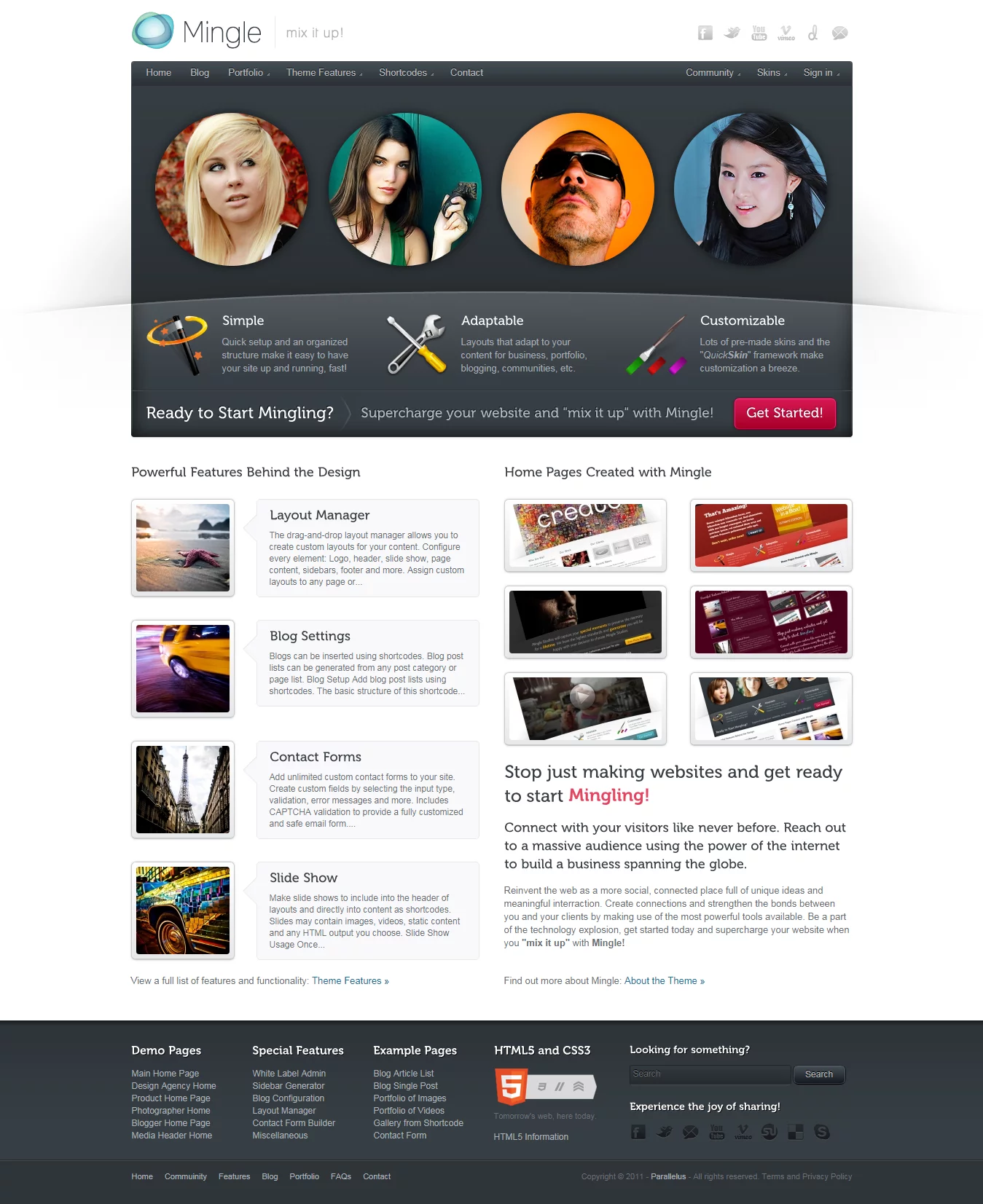 Mingle - Best Premium BuddyPress WordPress Theme