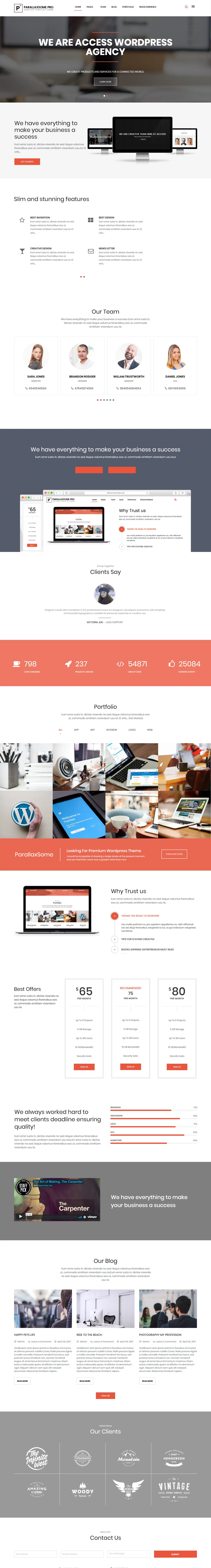 ParallaxSome - Best Premium Parallax WordPress Theme 