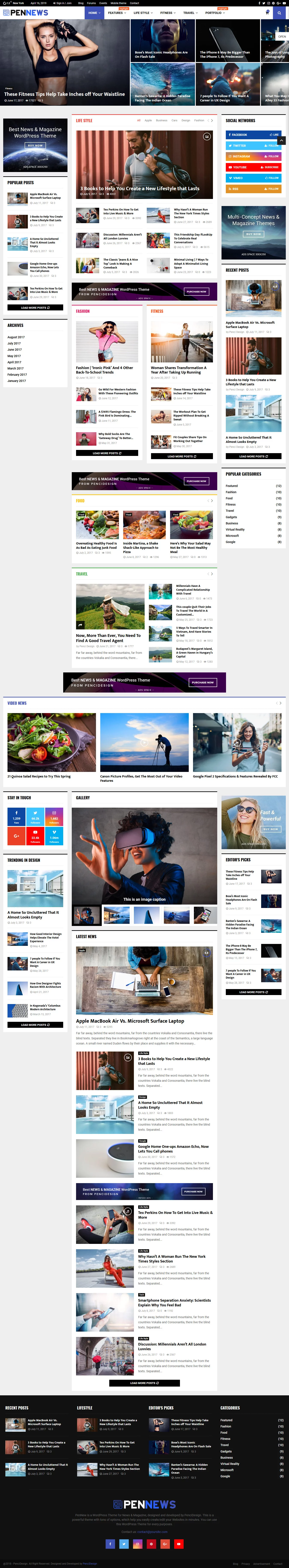 PenNews - Best Premium Review WordPress Theme