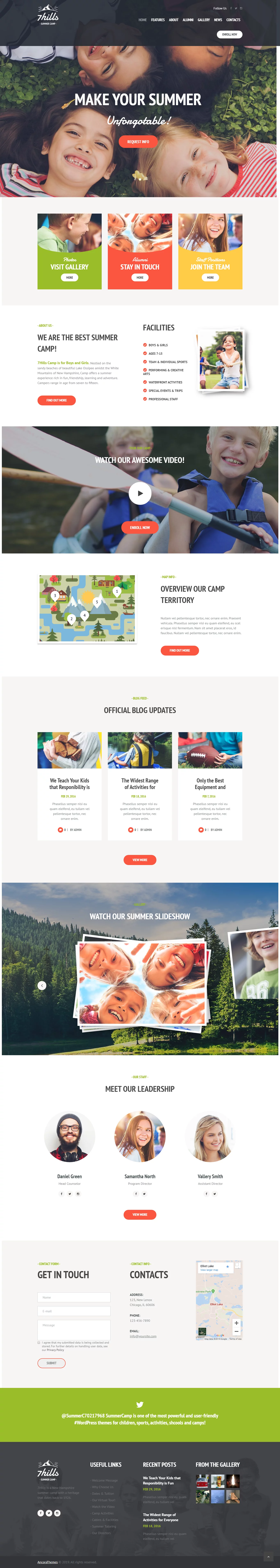 Sevenhills - Best Premium Outdoor Activities WordPress Theme