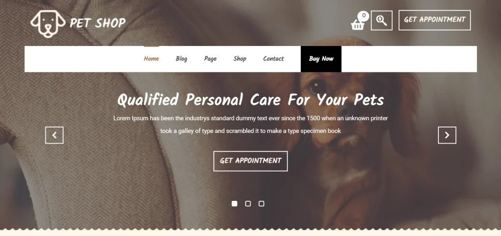 Veterinary Pet Care - Best Free Animal and Pet WordPress Themes