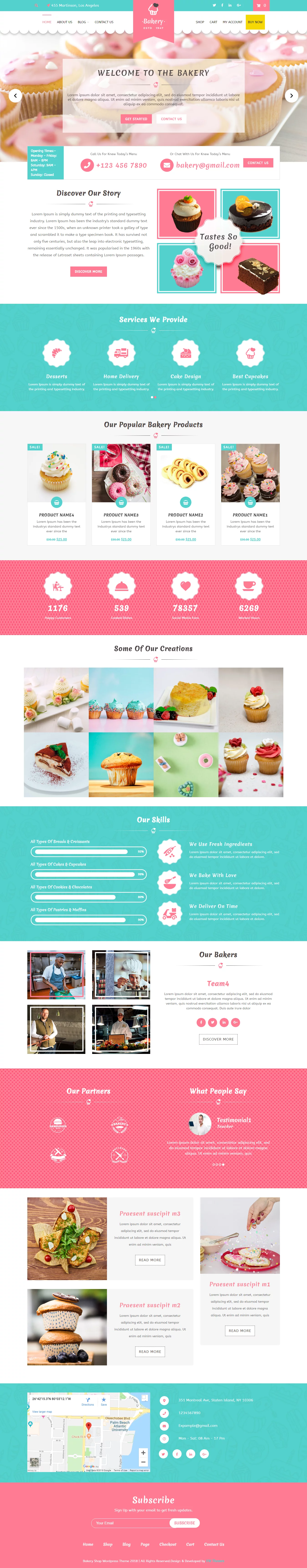 VW Bakery – Best Free Feminine WordPress Theme