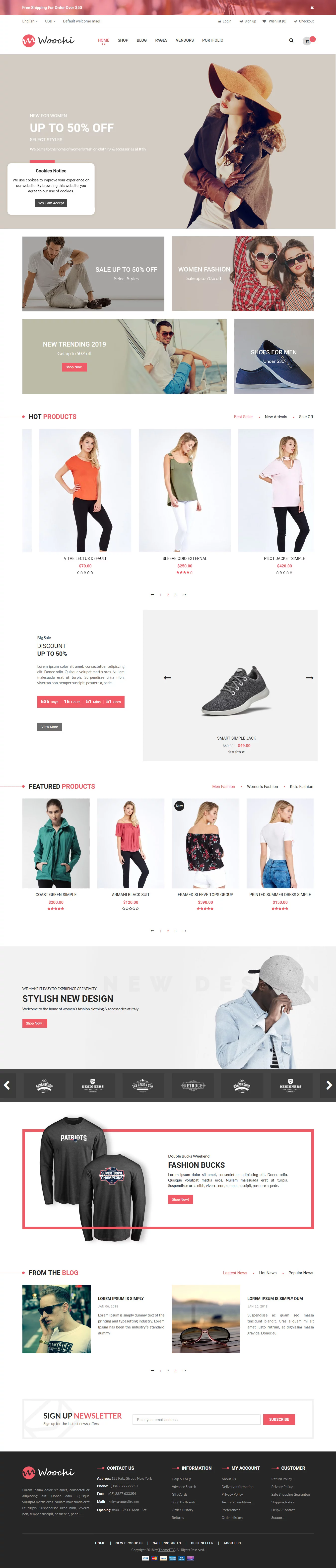 Woochi - Best Premium Fashion WordPress Themes