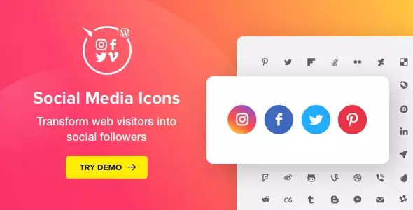 WordPress Social Media Icons