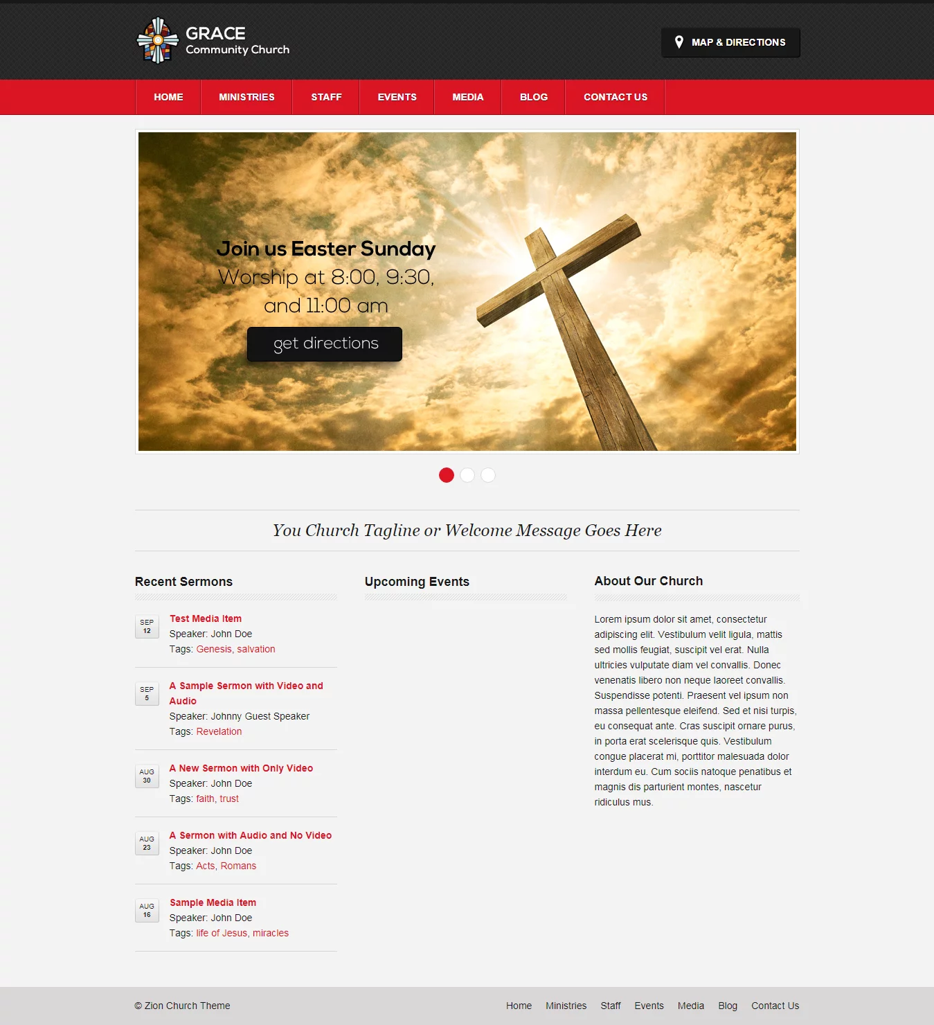 Zion - Best Free Church WordPress Theme